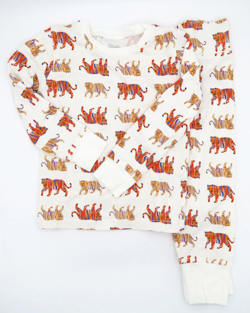 Saltwater Swaddles Easy Tiger Pajamas