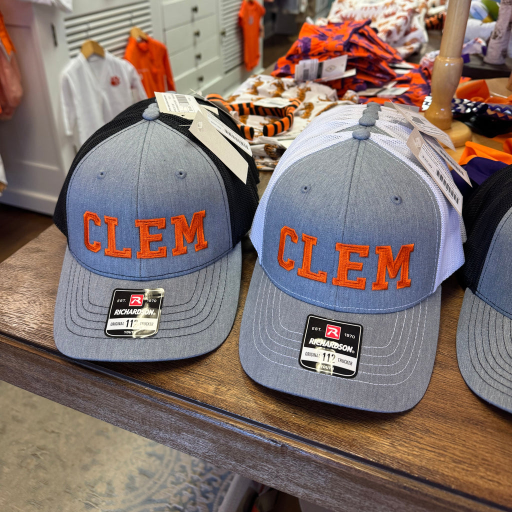 "CLEM" Youth Richardson Trucker Hat