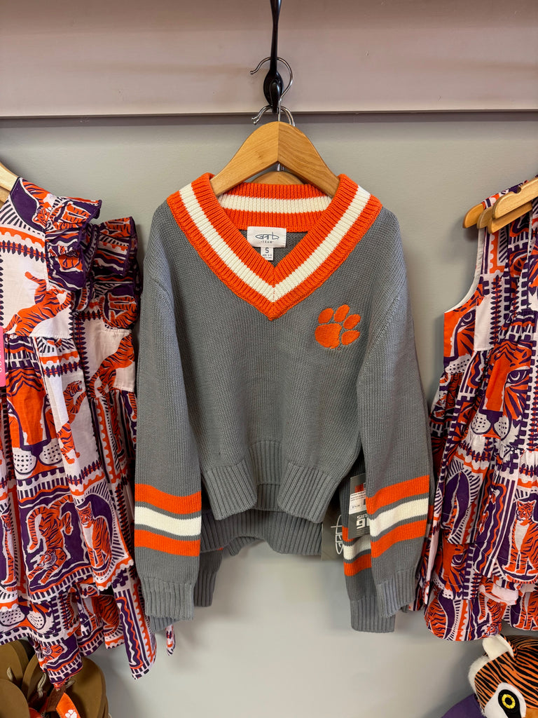 Girls Varsity Sweater with Paw