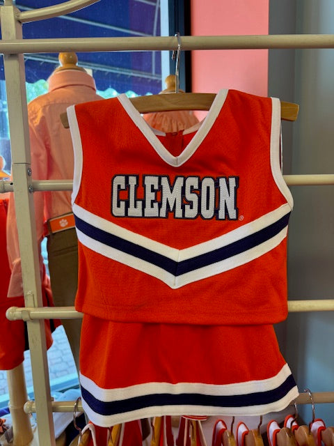 Two Piece "CLEMSON" Cheer Set