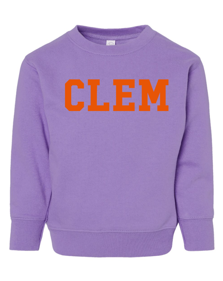 "CLEM" Crewneck in Lavender