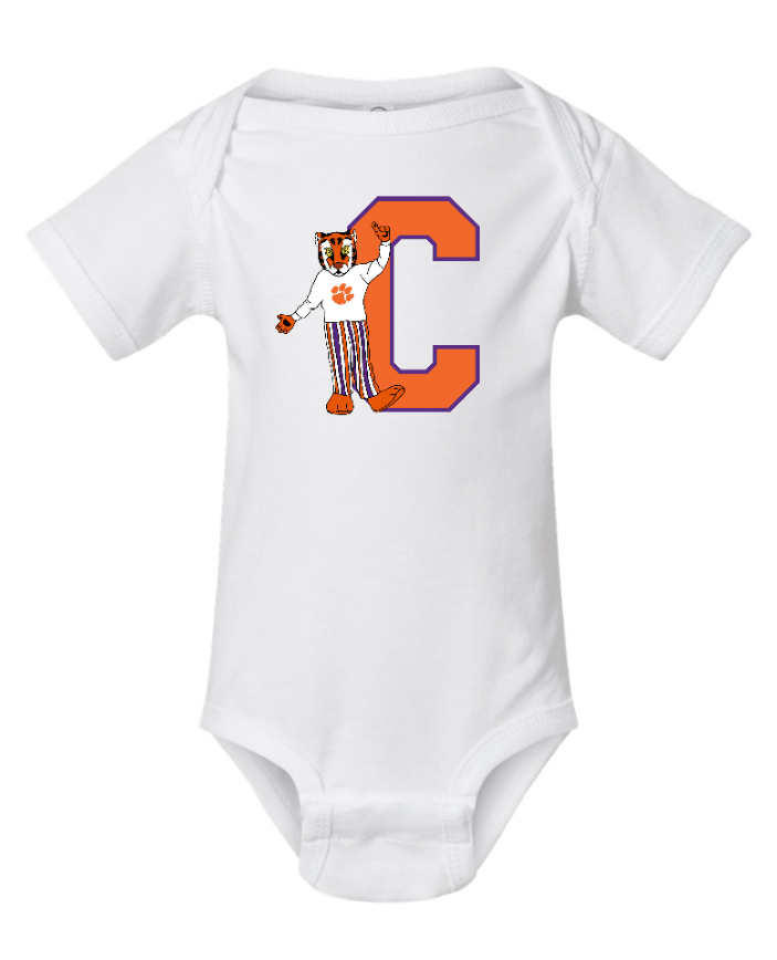 Clemson "Block C Tiger" Onesie