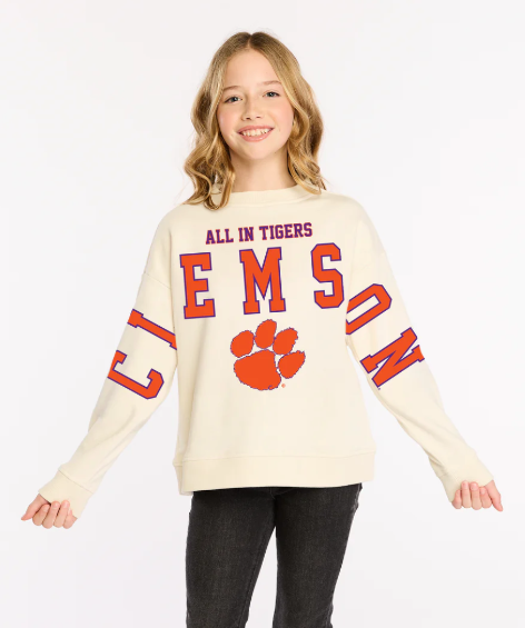 Girls Classic Boxy Crewneck
