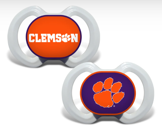 Clemson Pacifier - 2-Pack – Southern Heirs Kids