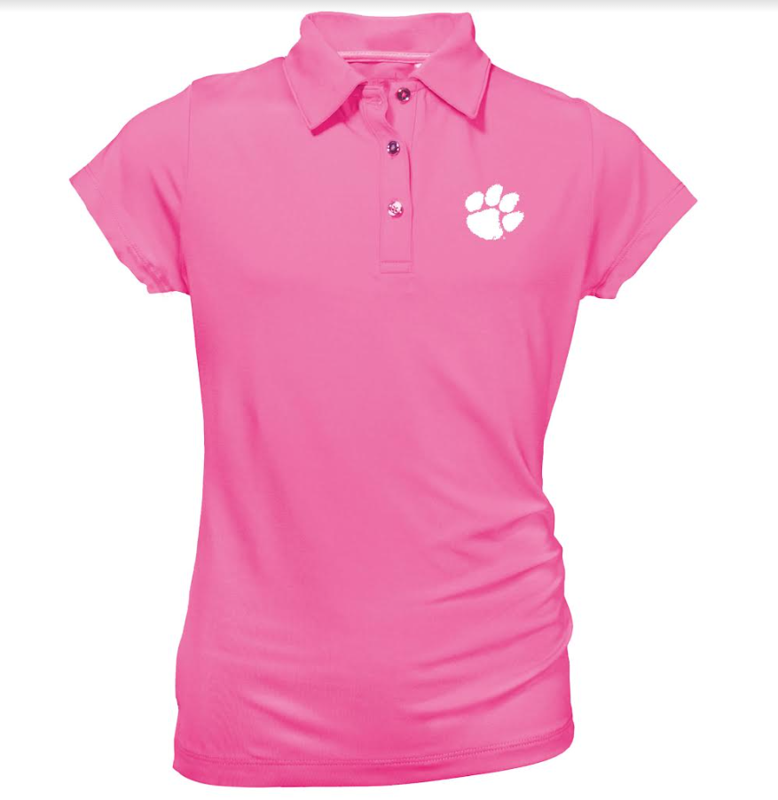 Girls' Clemson Performance Polo