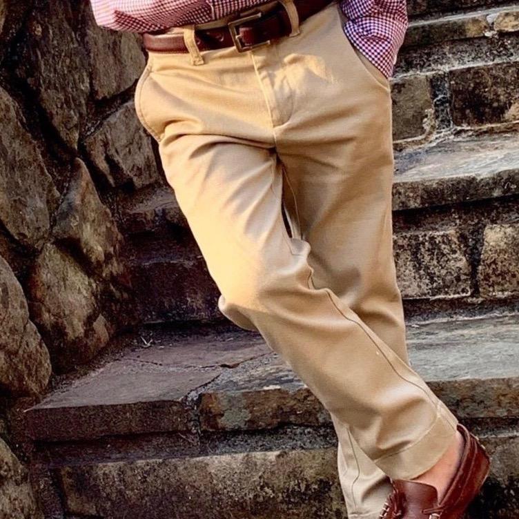 Brown Bowen Boys Palmetto Pants King Street Khaki Southern