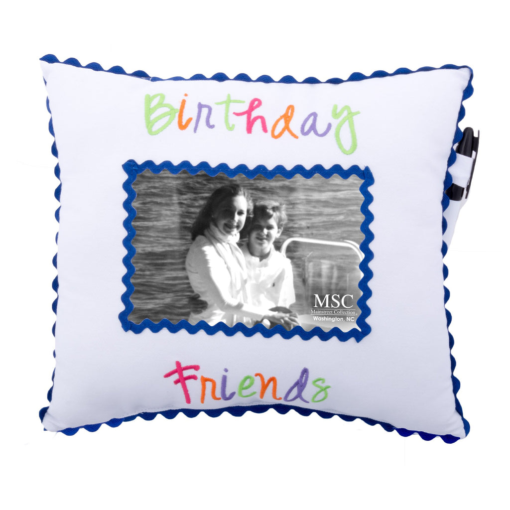 "Birthday Friends" Autograph Pillow