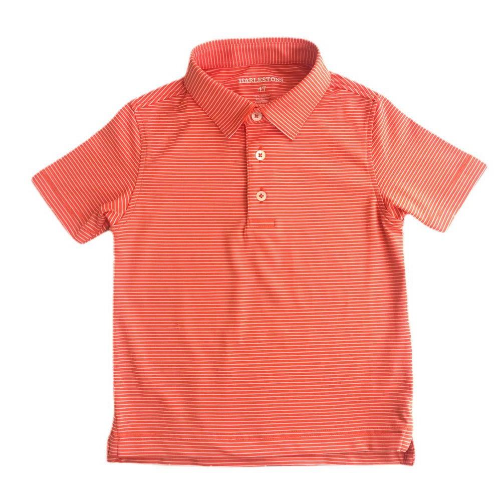 Harleston - Little Riggs Polo Shirt in Orange