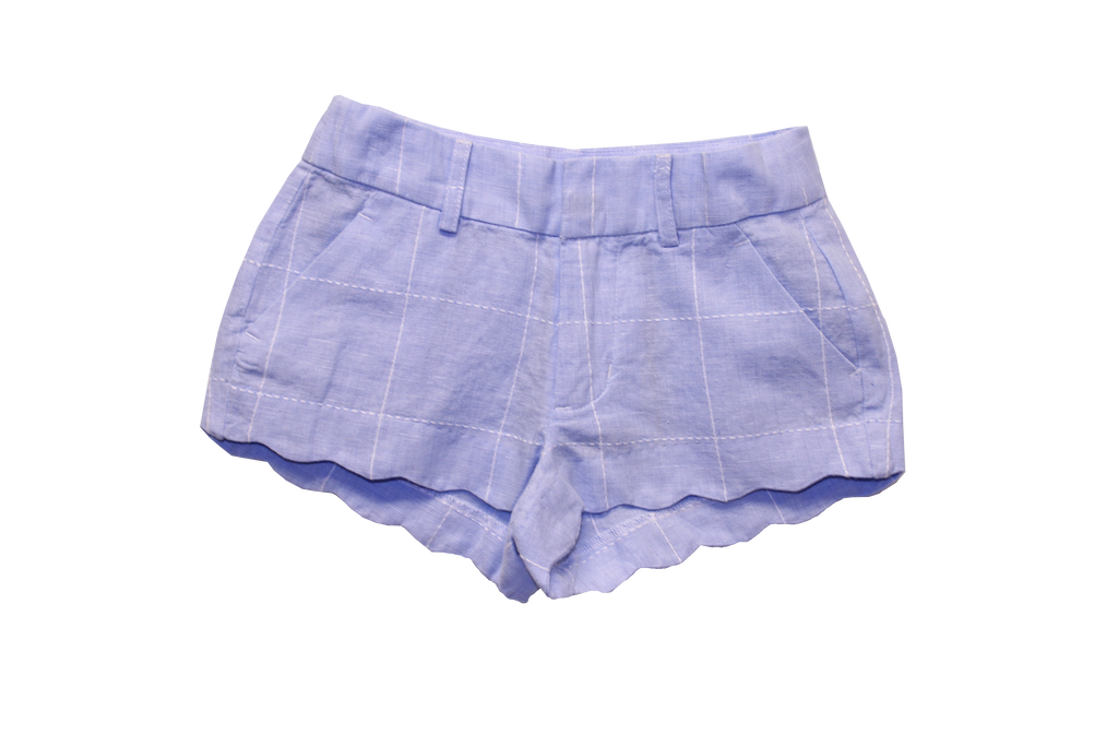 Brown Bowen - Girls Sandlapper Shorts in Palmetto Bluff Blue
